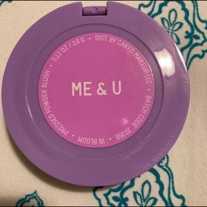 Half caked in bloom blush